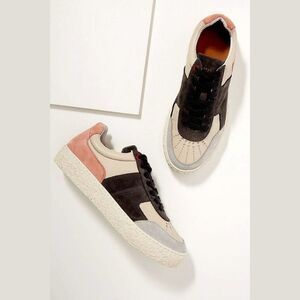 Selected Femme x Anthropologie Dina Suede Leather Sneakers Size 8